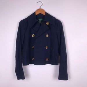 Lauren by Ralph Lauren Navy Blue Jacket